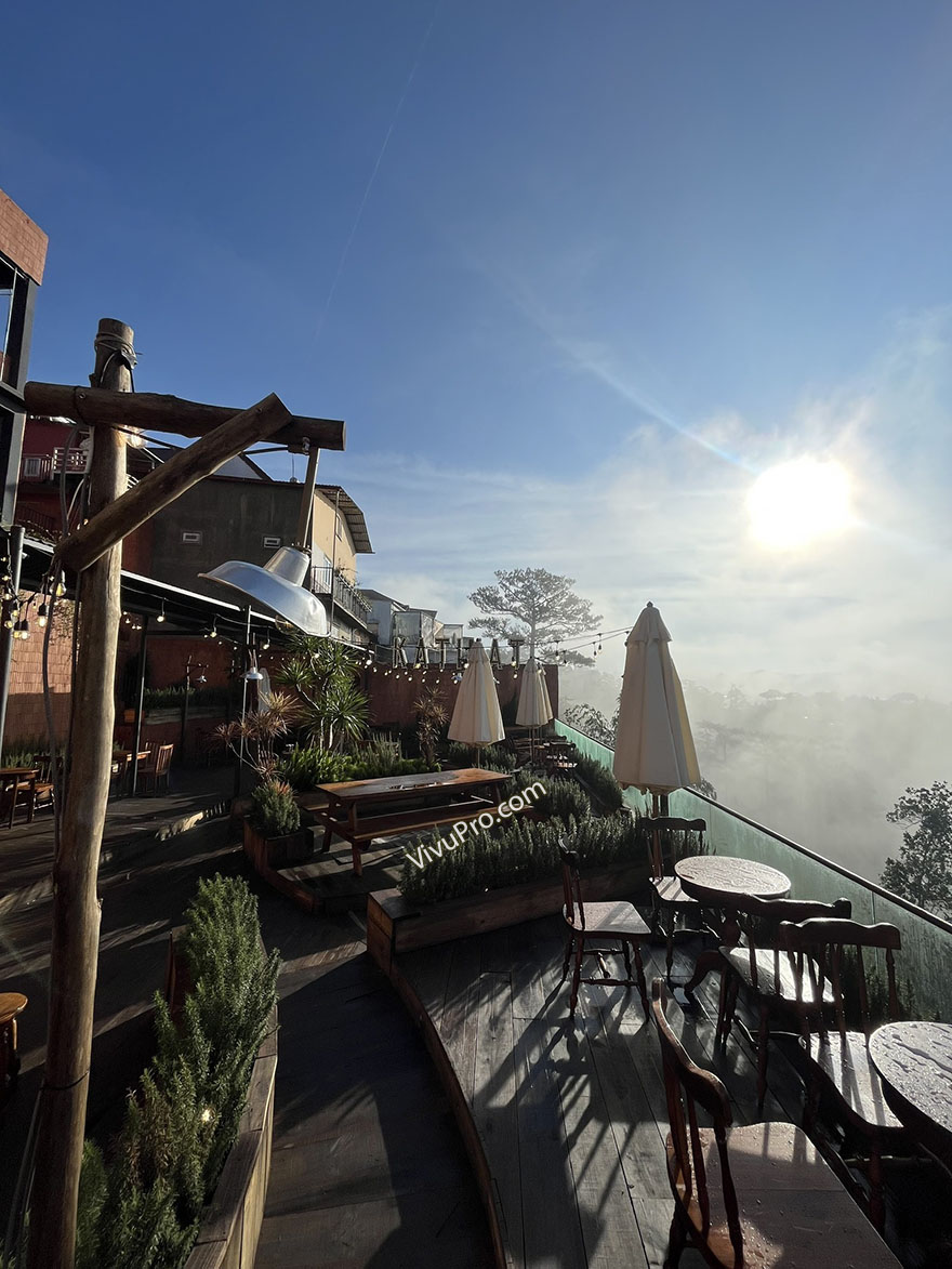 Katinat Đà Lạt với view cực chill