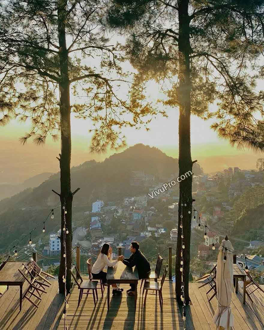 tiệm cafe cỏ lạ tam đảo