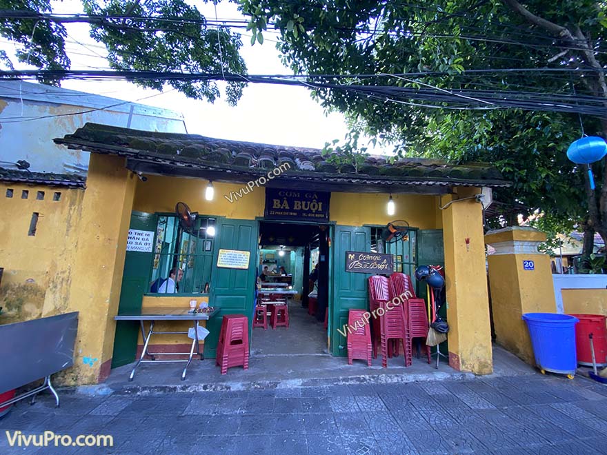 quán cơm gà hội an